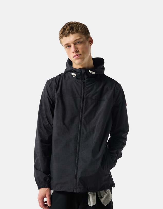 Hunter - Unisex Play Packable Shell Rain Jacket in Black