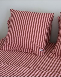 Mosey Me - Sundae Seersucker Euro Pillowcase Set