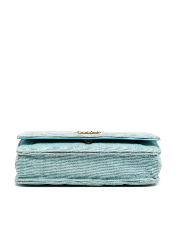 Pre-Loved by Azura Reborn - Pre-Loved Denim 19 Wallet on Chain