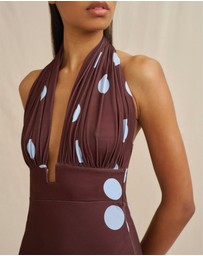 BY JOHNNY. - Paloma Polka Ankle Dress