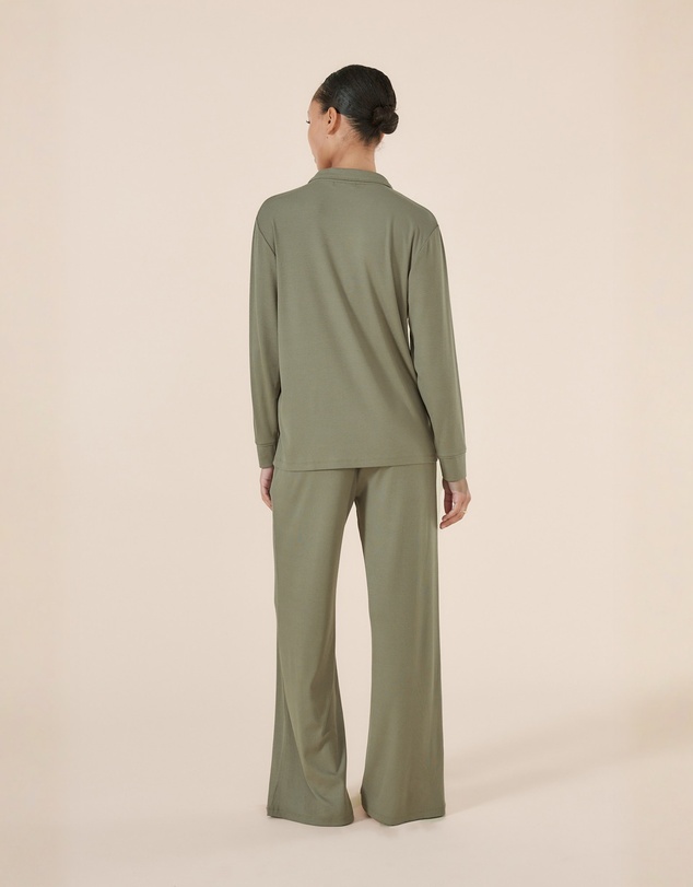 Gingerlilly - Emilia Ribbed Lounge PJ set