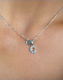 Georgini - Georgini Luxury Letters Q Initial Pendant Silver