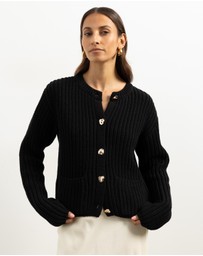 Atmos&Here - Gracie Chunky Button Through Cardigan