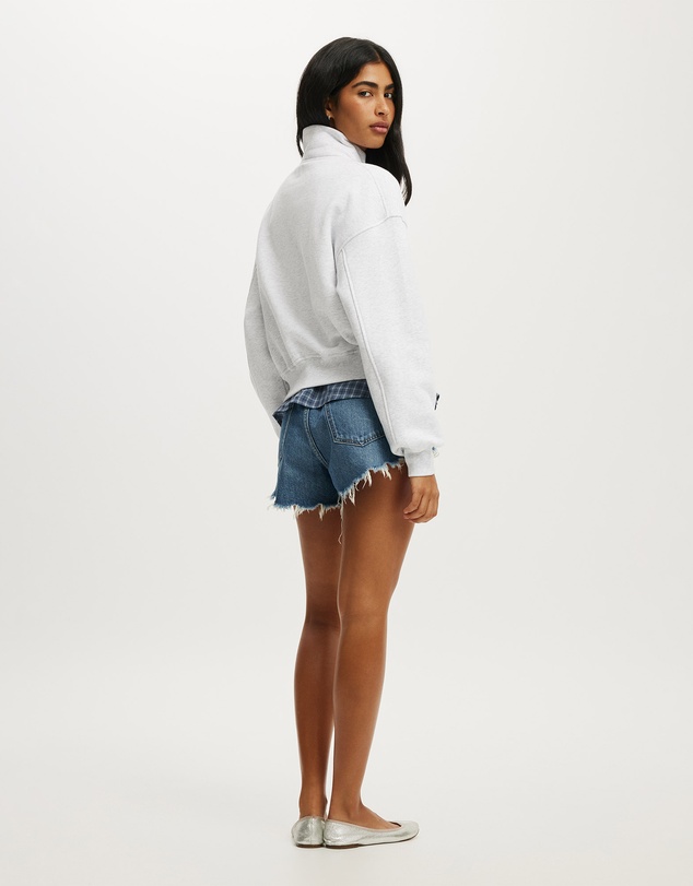 Cotton On - Quarter Zip Sweatshirt
