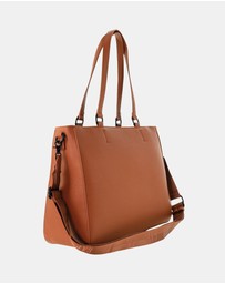 GAP - GAP Ladies Vegan Leather Modern Crossbody Tote Bag