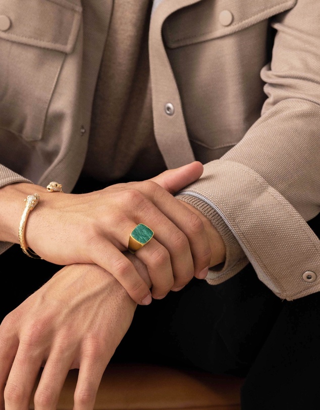 Nialaya Jewellery - Men's Cocktail Ring