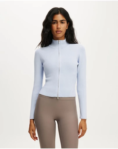 Cotton On Body Active - Contour Knit Zip Through