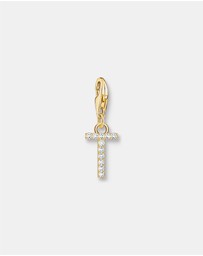 THOMAS SABO - Charm Pendant Letter T Gold Plated