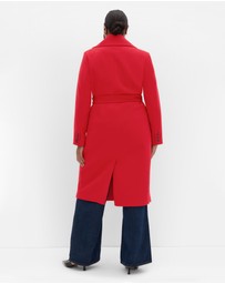 City Chic - Riley Row Belted Coat