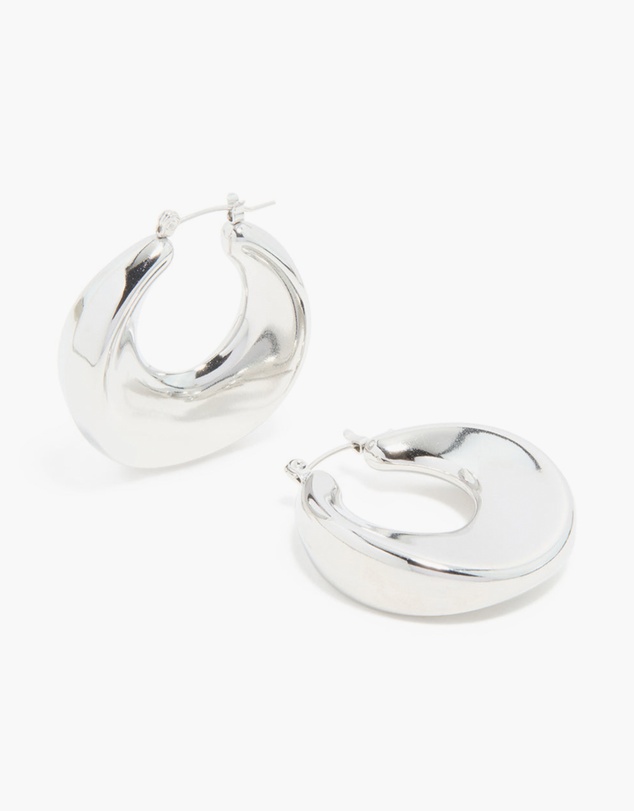 Lovisa - Waterproof Stainless Steel Large Hoop Earrings