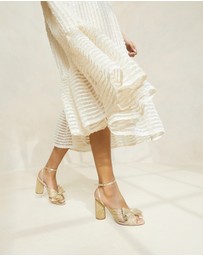 Loeffler Randall - Camellia Knot Mules with Ankle Strap