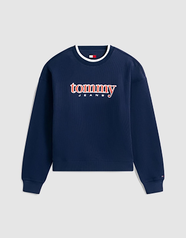 Tommy Jeans - Boxy Tommy Applique Crew Neck