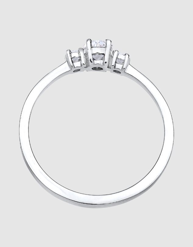Elli Jewelry - Ring Zirconia 925 Sterling Silver