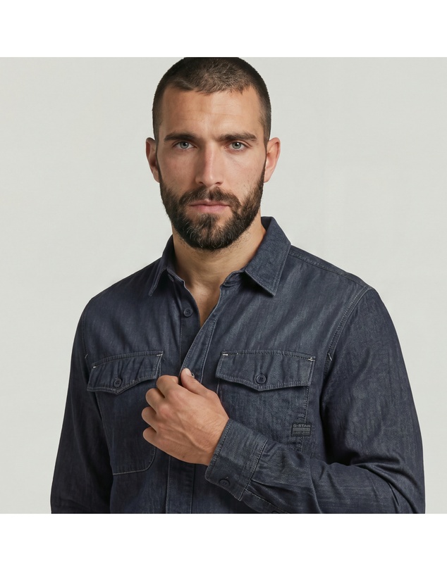 G-Star - Marine Slim Shirt l\s