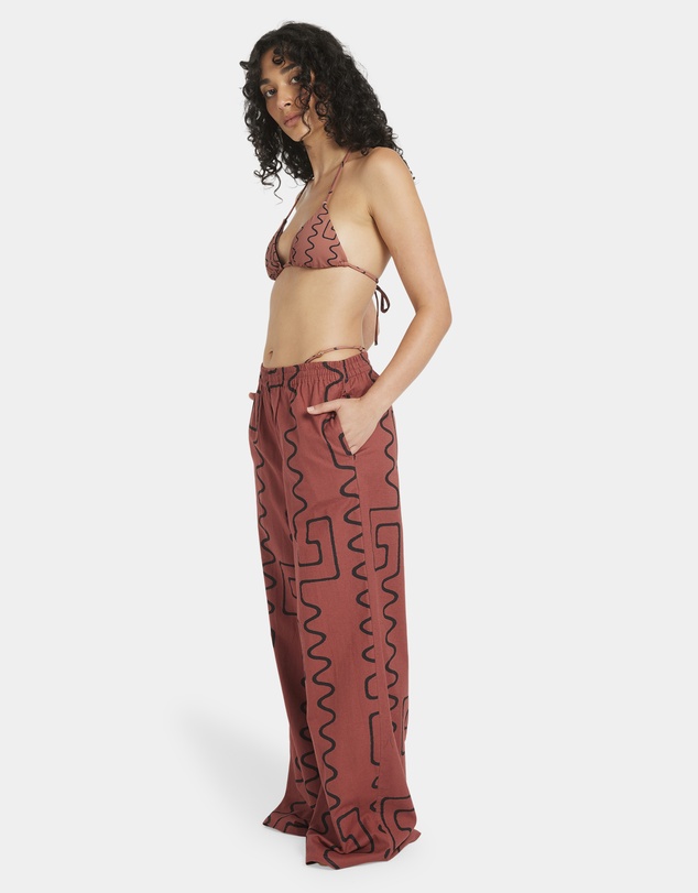 RVCA - Womens Farlow Elastic Linen Pants