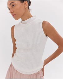 Cloth & Co. - The Rib Funnel Neck Tank