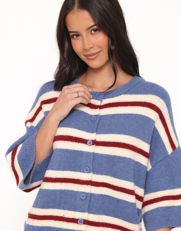 Petal & Pup - Lilith Knit Top - Blue Stripe