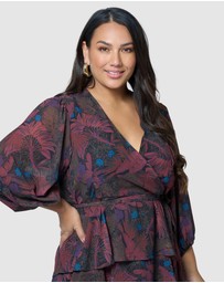 Pink Dusk by Curve Project - Temptress Maxi Dress