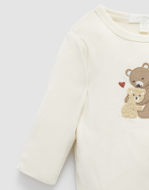 Purebaby - Love Bear 2 Piece Set -Kids-Babies