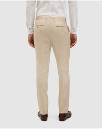 Politix - Windowpane Check Tailored Pant