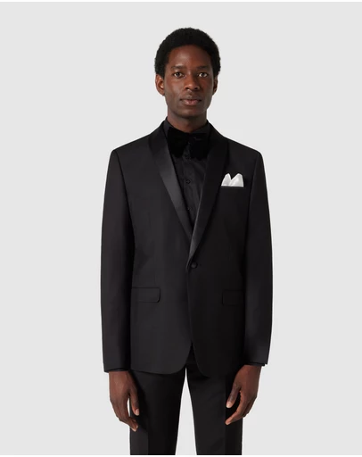 Politix - Chaltons Regular Fit Detachable Shawl Collar Tuxedo