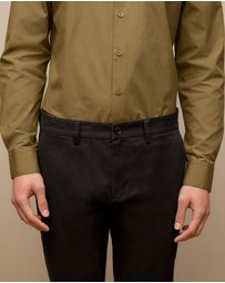 Trenery - Slim Fit Chino Pant in Black