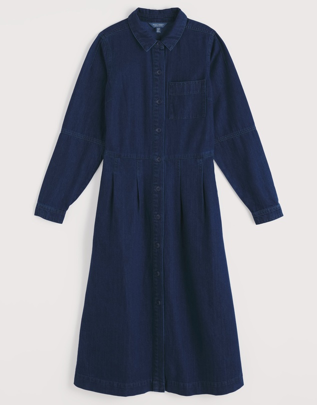 Seasalt - Seasalt Cornwall Blue Outlines Shirt Dress