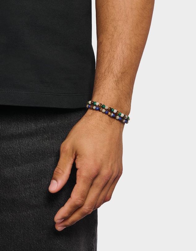 THOMAS SABO - THOMAS SABO Bracelet with brown and blue beads