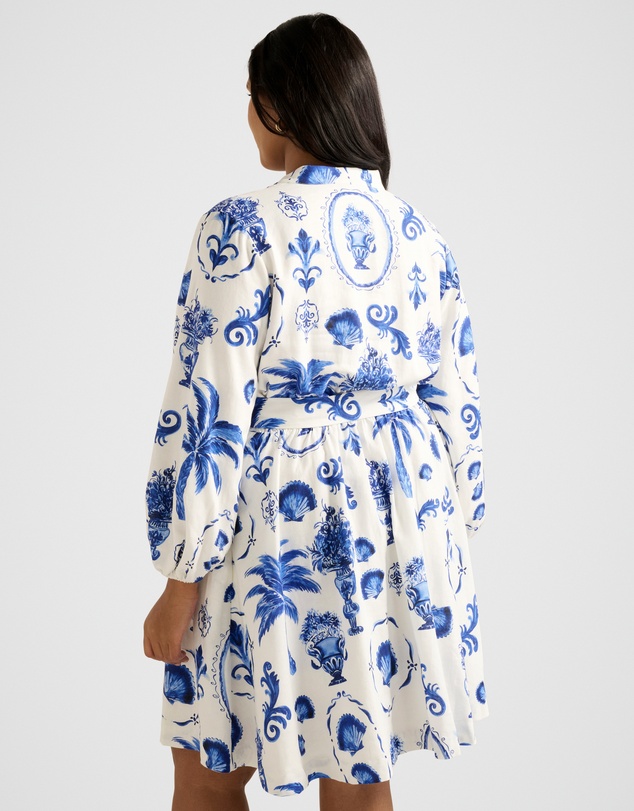 Forever New Curve - Lynda Curve Button Through Mini Dress