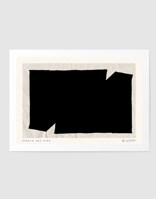 Olive et Oriel - Simple Artline No31 by Treechild Art Print
