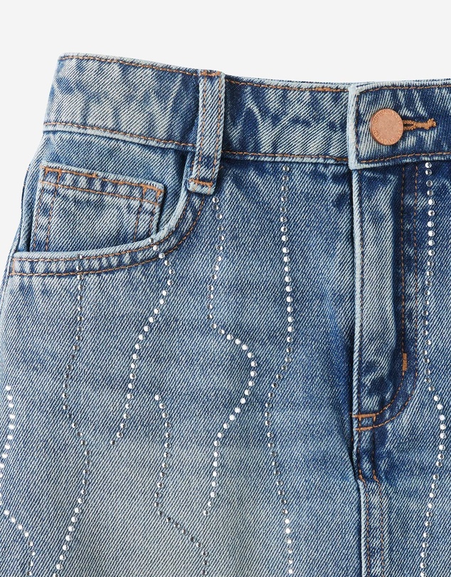 Cotton On Kids - Alayna Aline Denim Skort