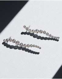 SAINT VALENTINE - Crescendo Drop Earrings - Silver