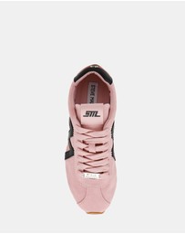 Steve Madden - Countdown Pink Suede Sneakers