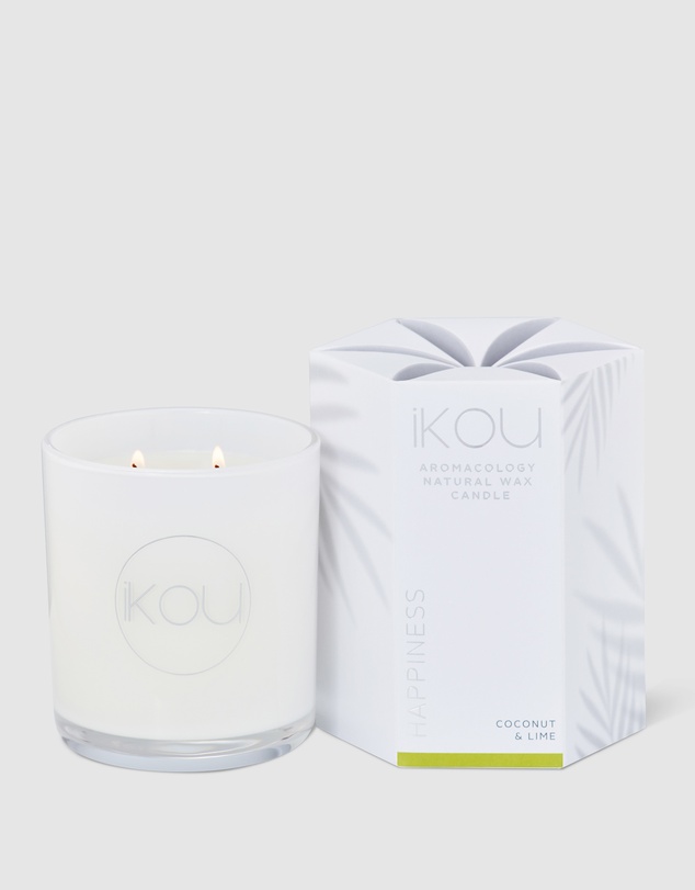 IKOU - Eco-Luxury Candle Glass Happiness