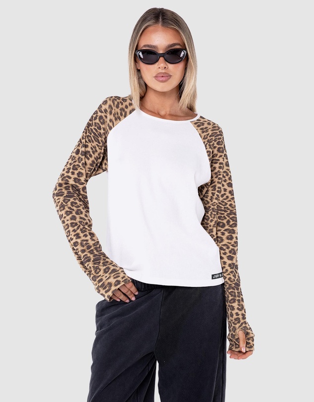 JGR & STN - Chase 90's Fit Raglan Longsleeve T-Shirt