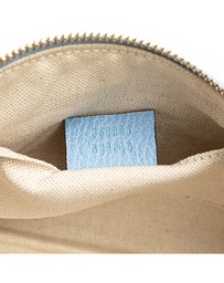 Pre-Loved by Azura Reborn - Pre-Loved gucci Textured Leather Pouch with Zip Closure for Accessories Storage and Organization