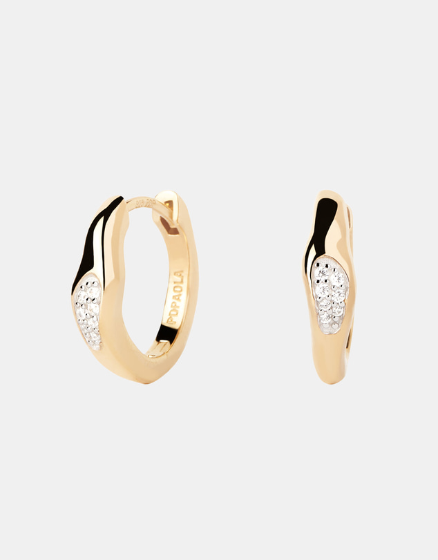 PDPAOLA - Onda Hoop Earrings