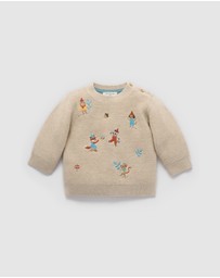 Purebaby - Woodland Jumper -Kids-Babies