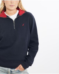 Vintage by The Real Deal - Pre Loved - Vintage Nautica Quarter Zip Sweatshirt