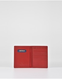 Cobb & Co - Davey Leather RFID Passport Card Holder