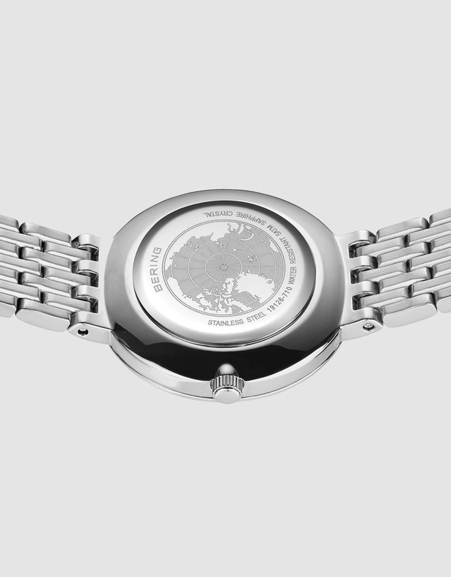 Bering - Bering Classic 26mm Polished Two Tone Gold and Silver Strap Watch