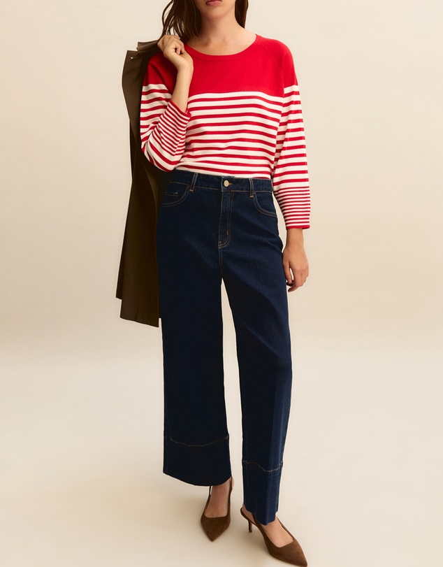 Emme - Cropped Denim Jeans