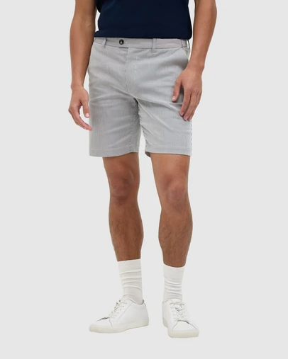 Politix - Finley Stripe Shorts