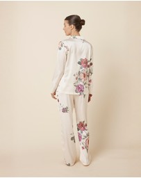 Gingerlilly - Ruby Floral Satin PJ set