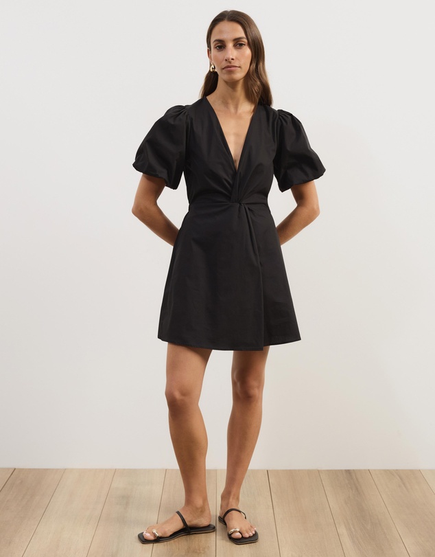 Atmos&Here - Cole Cotton Poplin Mini Dress