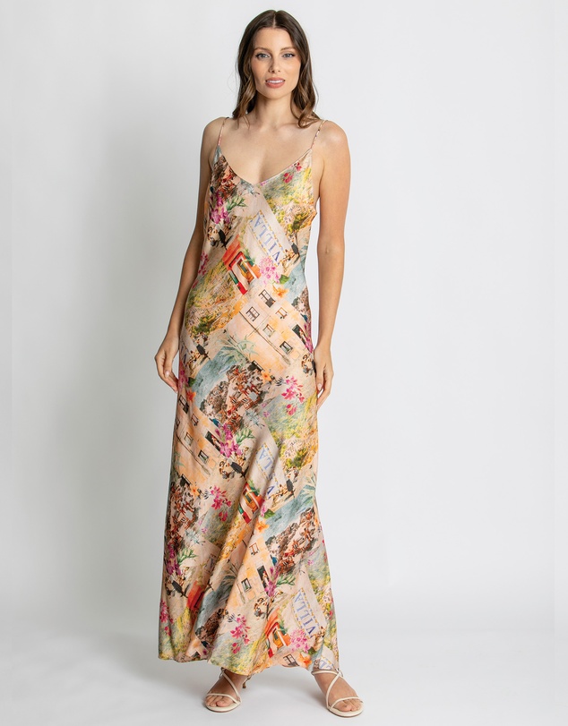 KACHEL - Selena Slip Maxi Dress