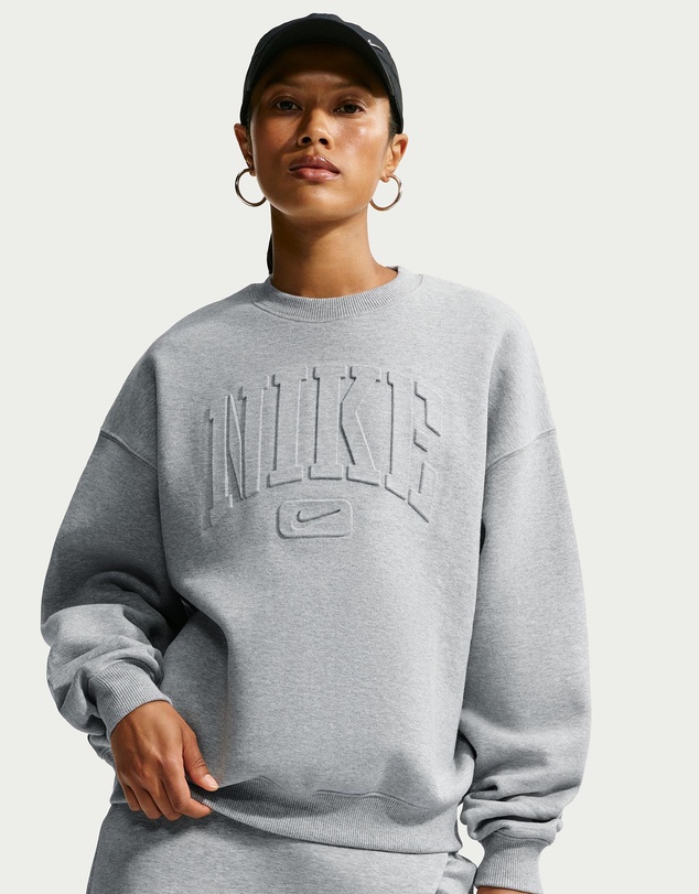 Nike - Studio Fleece Oversized Crew-Neck Sweatshirt