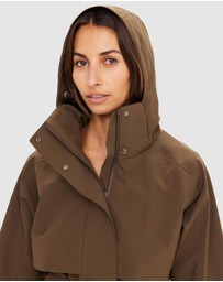 The Upside - James Hooded Trench Coat