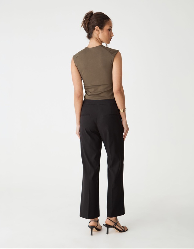 Forcast - Soho Rounded Square Neck Top