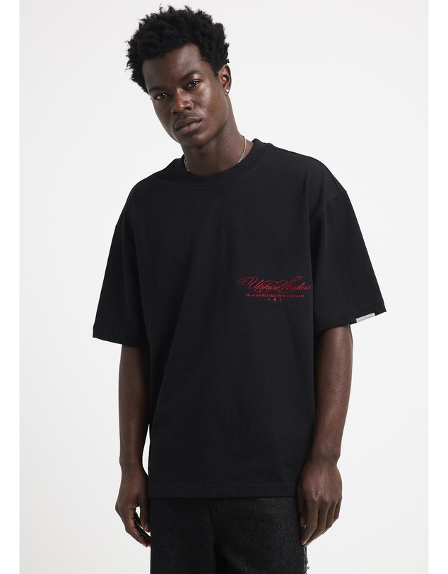 Black Noise White Rain - Sheen T-Shirt